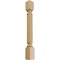 Ekena Millwork 3 3/4"W x 3 3/4"D x 35 1/2"H Hamilton Rope Cabinet Column, Cherry COL03X03X35HACH - alternate 1